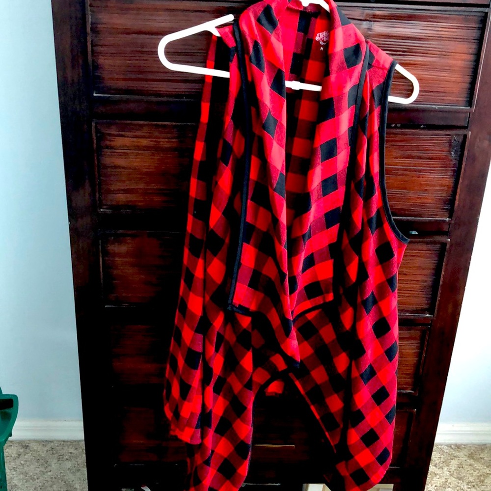 🦬 plaid cardigan